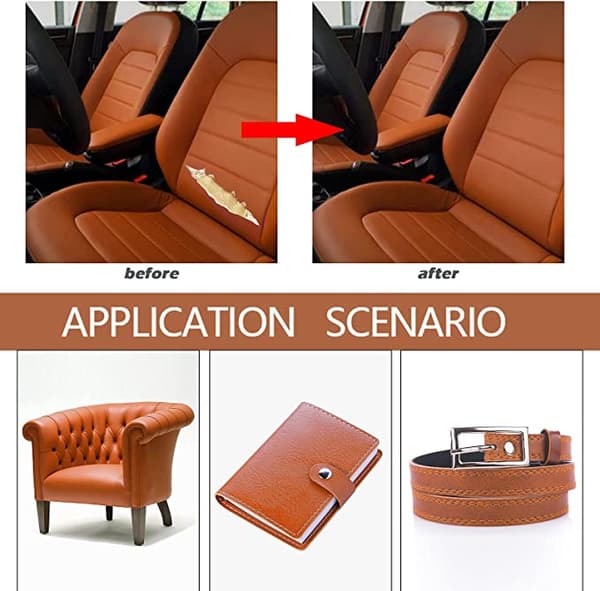 Selvklæbende reparationslap kunstlæder 50x138 cm-FA11- Light brown Light brown