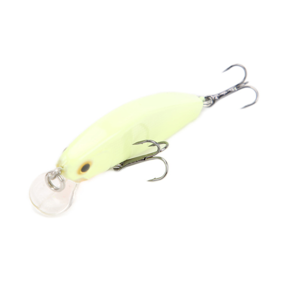Fiskedragbeten Mini Deep Diving 3D Ögon Minnow Fiskedragbeten Crankbaits för Sötvattensfiske 5#