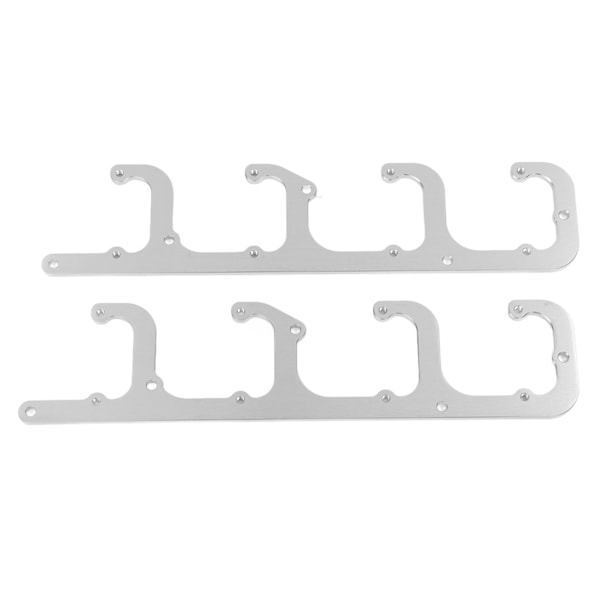 Kvadratiska Spolhållare Ventilkylare Silver Aluminiumlegering för LS1 LS3 LS2 LQ4 LQ9 LS6 L92 L99 L33 LR4 Motor