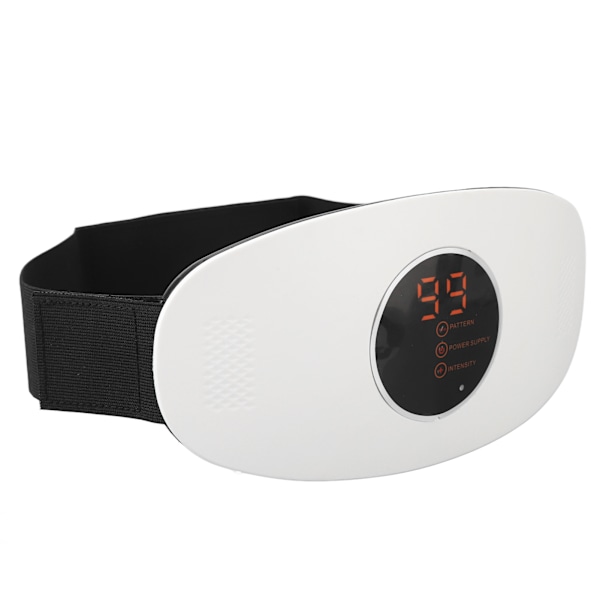 Mavebælte til slankende massage fedtforbrænding 3 tilstande 26 gear opvarmning mave massager hvid