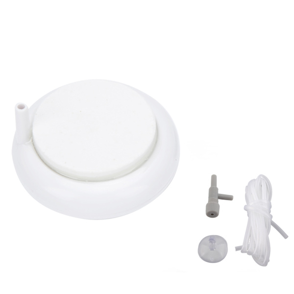 Akvarium NM Luftboblesten Plade Disk Fiskekum Hydroponisk Pumpe Lydløs Luftsten Diffusor Uden Luftledning