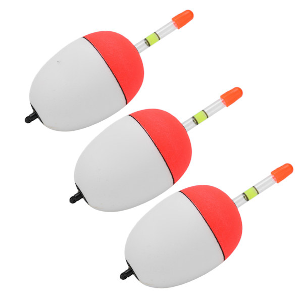 3 stk EVA Lysende Fiskeflyte Lyspinner Skum Plast Bobber Havfiske Slående Flyte 100G
