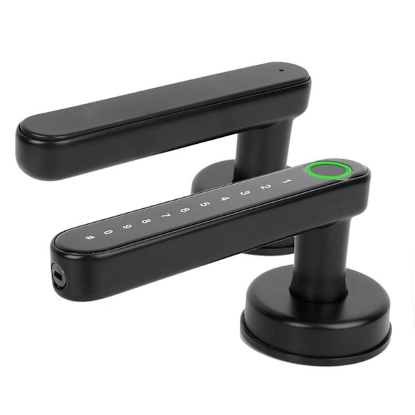 Smart Handle Lock Fingeravtryck Lösenord Bluetooth App Elektriskt nyckelskåp för hemsäkerhet för Tuya