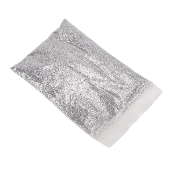 Extra fint glitter 50 g glänsande gnistrar Underbart iögonfallande Ofta använt Lätt att ta bort Craft Glitter för Nagelkort FaceSilver