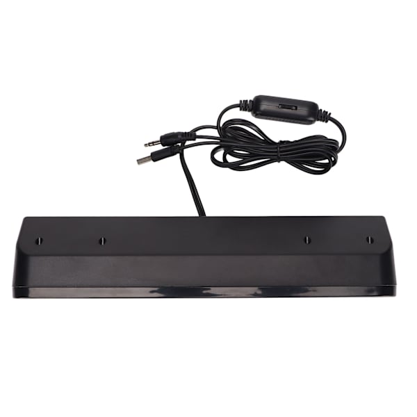 Trådbunden högtalare HiFi Stereo Subwoofer USB-driven 3,5 mm-kontakt Bärbar skrivbordslång högtalare för TV-dator