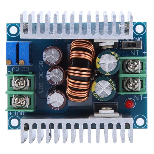 Buck Power Module vakiojännite-ampeerimittari DC6-40V - DC2-36V 20A 300W teho