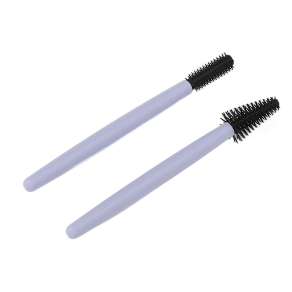 2st Ögonfransborste Silikon Ögonbryn Elastiska Bärbara Återanvändbara Mascara-stavar för Makeup Blå