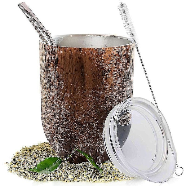 Yerba Mate Græskande Te Kop Sæt - 12oz