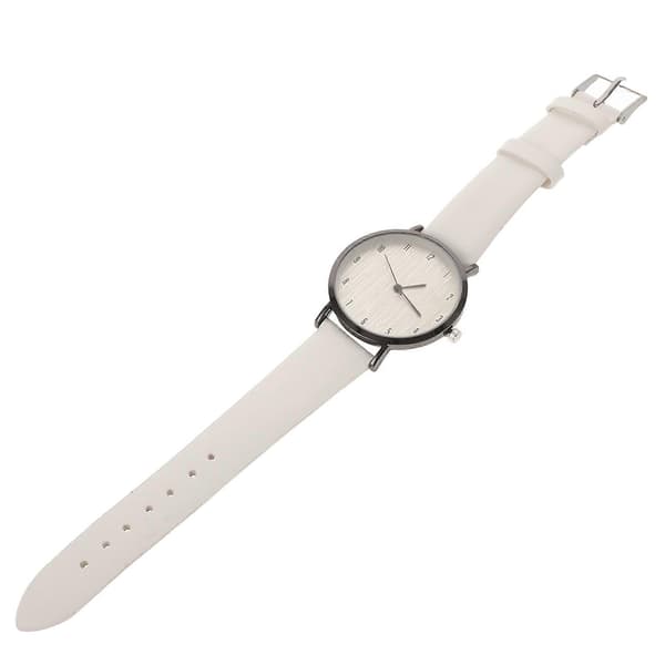 Dameure Elegant Design Kvarts Og Rustfrit Stål 1 stk Hvid White 23.80X4.00X0.80CM