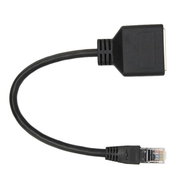 RJ45 Ethernet-sovitin kaapeli jatko 1-2 porttia Erinomainen liitäntäsiirto Splitter-sovitin CAT7-verkolle