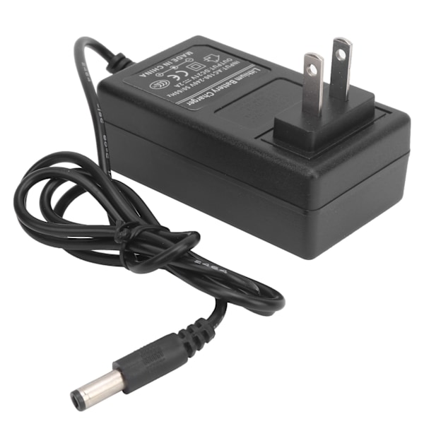 21V 2A litiumbatterilader AC-adapter Overspenningsvern US-kontakt 100‑240V