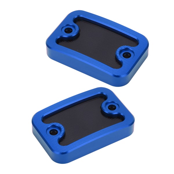 2 st Frontbromsvätskebehållare Skydd Vänster Höger Fräst Aluminium Ersättning för NMAX155 NMAX125 2015‑2020 Blå
