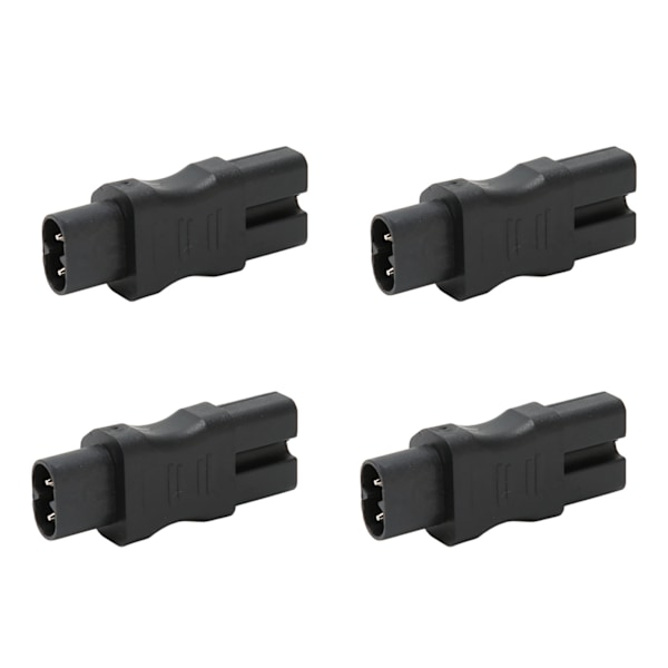 4st IEC320 C8 till IEC320 C15 Strömadapter Professionell dator Strömadapter för Laptop PDU Fodral Ups Socket