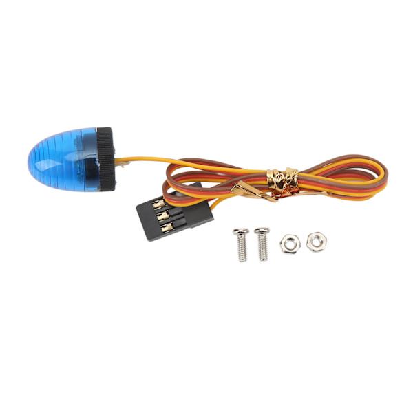 RC-Poliisivalo Pyörivä Simulaatio Ultra Kirkas RC-Auto LED Poliisivalo 13x17mm 1:10 RC Poliisi Merkki Ambulanssi Auto Sininen