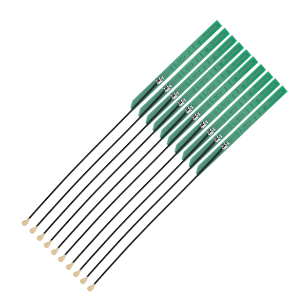 10st intern antenn 2.4G smal PCB IPEX 5Dbi huvudsignalstabilisering Inbyggd antenn