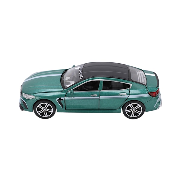 1/32 Legering Die-Cast Modelbiler Træk-Tilbage Legetøjsbiler Bilmodel med Lyd og Lys til Børn Grøn