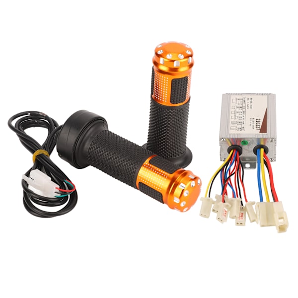 36V 350W Aluminiumlegerings Børstet Hastighedsregulator og Lang Linje Throttle Twist Grip Sæt til Elcykel Trehjulede Cykler Motorcykler