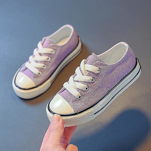 Gule Canvas Sneakers til Børn - Børnemode til Forår/Efterår