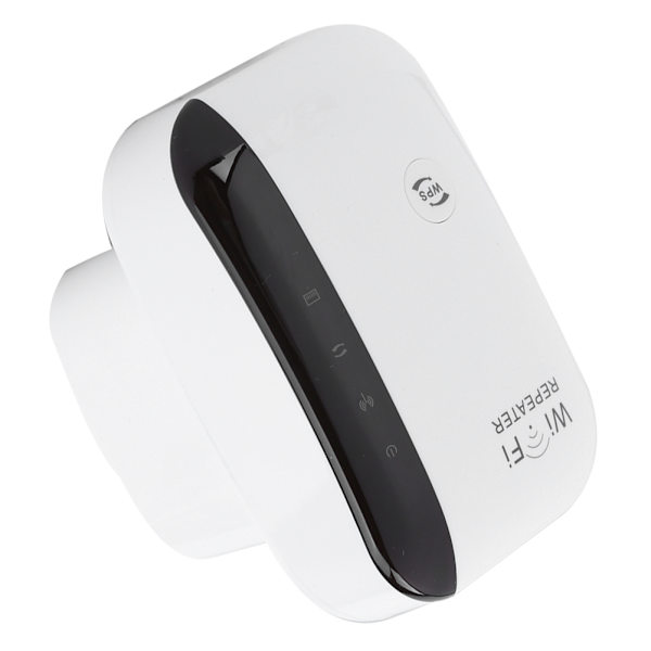 Repeater WiFi-signalförstärkare 300M Ethernet-port Väggfäste vit för WPS-knapp (100-240V) (AU-kontakt)