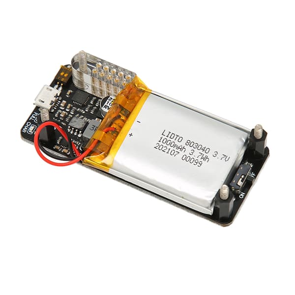V1.2 UPS Power HAT Board 1000mAh Batteri 400mA Ladestrøm UPS Lite V1.2 UPS HAT Board Kompatibel med Raspberry Pi Zero