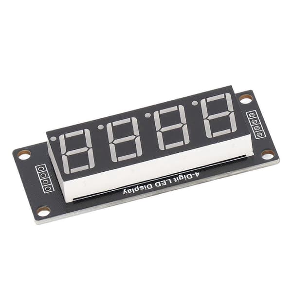 4 stk LED-segment digitalt displaymodul 4 bit 7 segment printkort urmodul 0,56 tommer MRA172D grøn