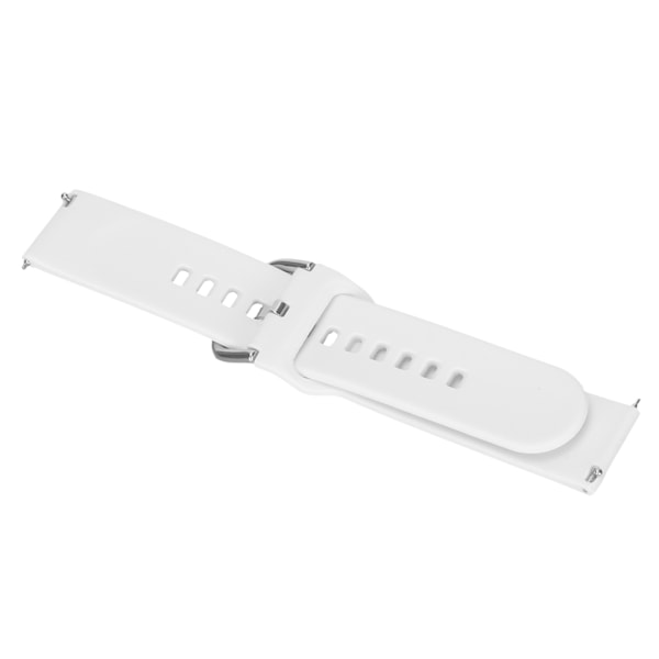 Smartwatch Band Silikon 20 mm Klocka Armband Enkelfärg för Amazfit GTS 3 GTS 2 Bip S Bip UWhite