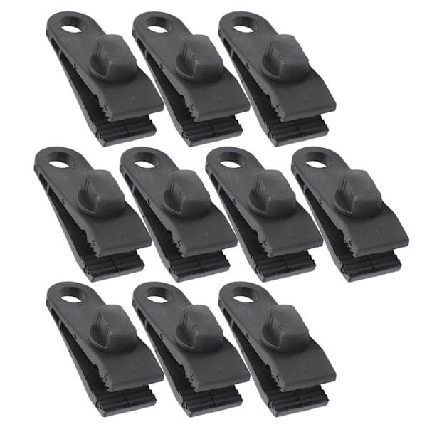 10st Tältklämma Tarp Markis Instant Clamp Utomhuscamping Vindtät fästspänne Tillbehör