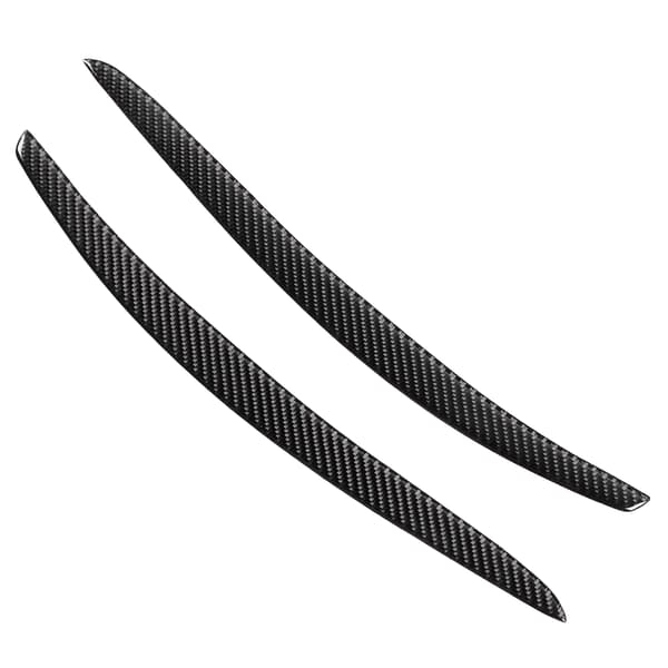 Par strålkastare ögonbryn trim kolfiber ögonlock skydd dekal passar 3-serien Coupe E92 06-12