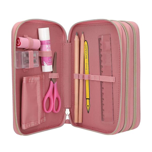 Miss Melody Trippelpennfodral Dusty Rose multifärg multicolor
