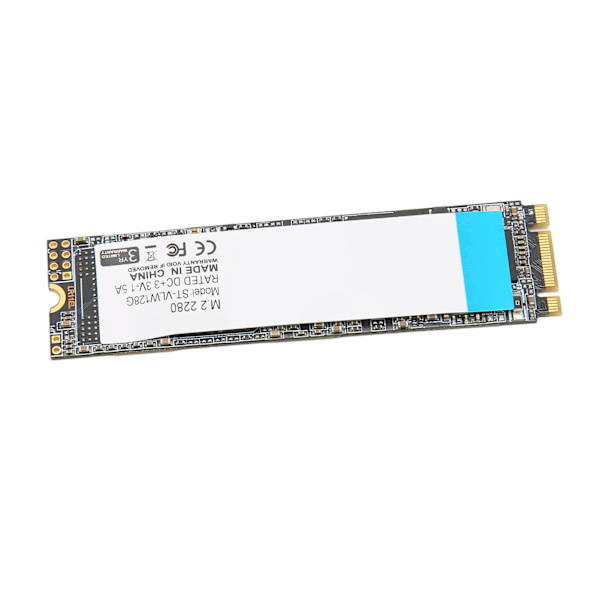 Intern Gaming SSD M.2 2280 SATA III 6Gb/s 3D TLC NAND 500/450MB/s Dator SSD för stationär bärbar dator Moderkort 128GB