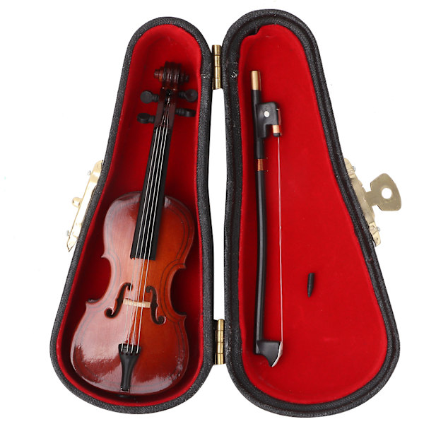 10 cm Mini puu-sello-malli Musiikki-instrumentti Malli Musiikkilahjat Koti-sisustuskoristeet