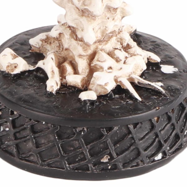 Skjelett bordlampe Skjelett nattlampe Halloween industriell retro stil lampe Skrekk soverom dekorasjon