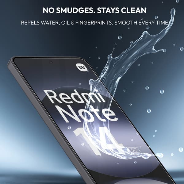 2-pack Xiaomi Redmi Note 14 5G Skärmskydd - Härdat Glas | [Automatisk Installation] - Bubbelfritt