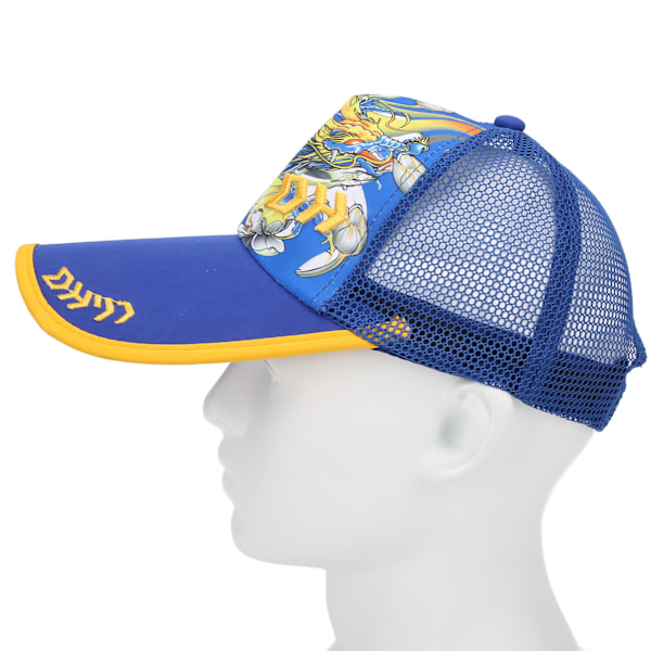 Fiskehatt Polyester Nylon One Size Justerbar Pustende Svettesikker Lue for Utendørssport Blå