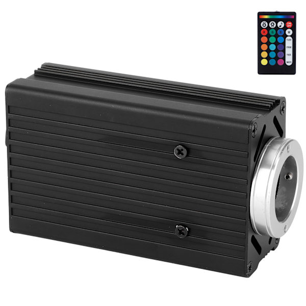 16W fiberoptisk ljus RGBW fjärrbelysning för Bluetooth APP-kontroll 0,75 mm x 2 m KTV Bar DecorUS-kontakt 100‑240V