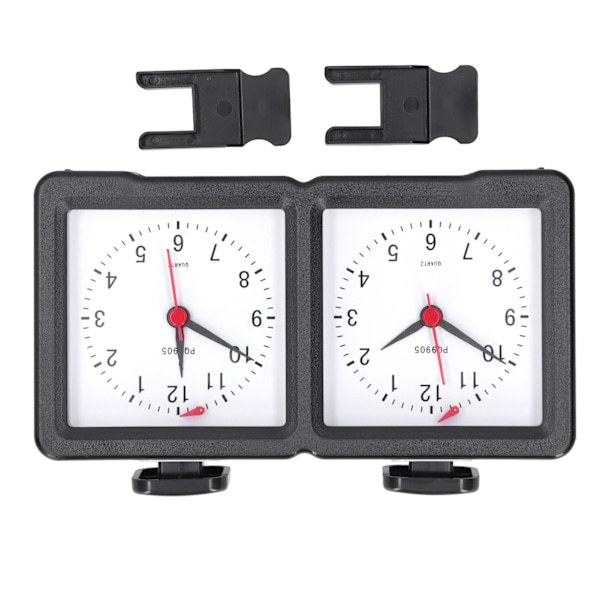 Monitoiminen shakkikello analogi kello Count Up Count Down Timer Mute lautapelikilpailuun