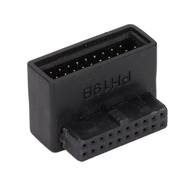 USB 3.0 90° adapter Flere lag kretskort Enkel installasjon 19/20-pins strømforsyningsadapter PH19B