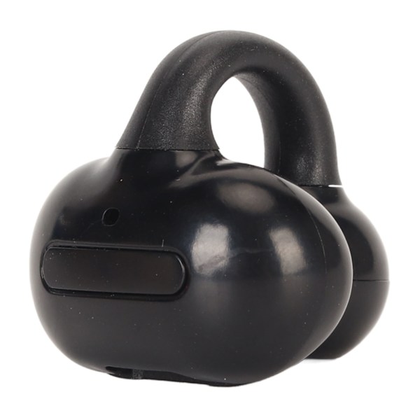 Clip On trådlös hörlur Bluetooth 5.3 Stereo Single Ear Open Ear Clip On Headphone for Business Svart