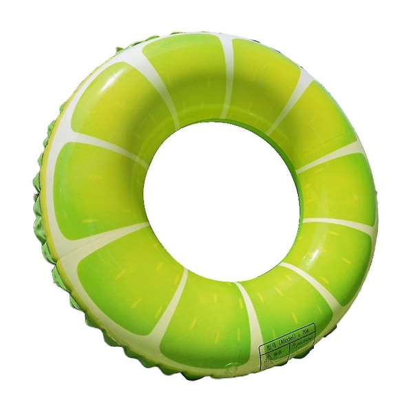 Fruit Pool Float, orange citron svømmering, oppustelig svømmering til børn Style 1