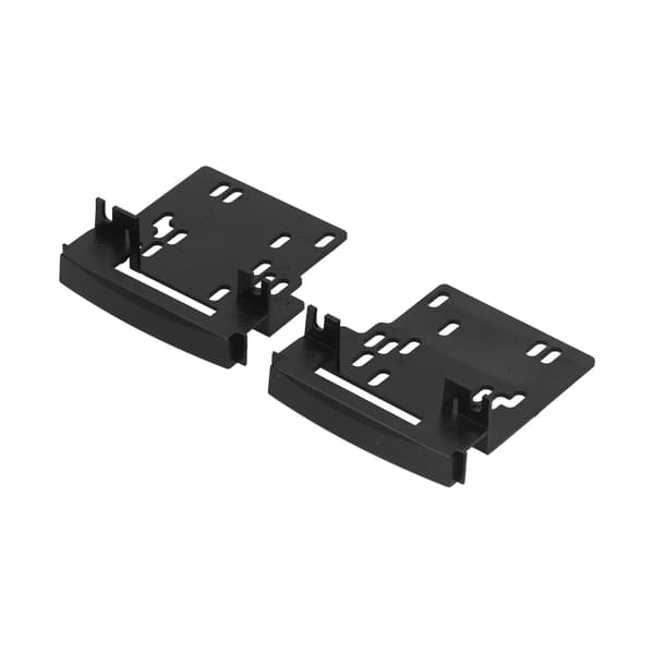 Dual DIN Radio Fascia Installation Dash Navigation Frame Fitting Kit Passar Kompatibel med Jeep Compass 2009