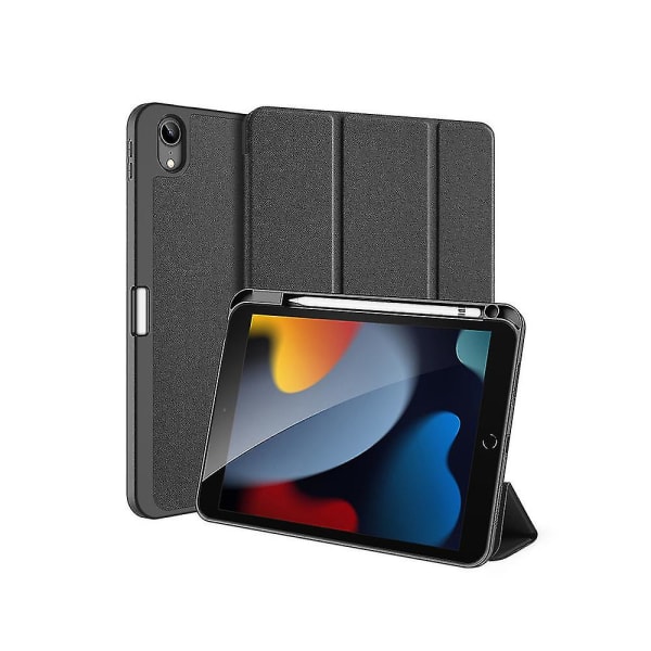Case kompatibelt med Ipad Pro 11 (2020/2021), Hard Back Flip Cloth Texture Flip Case black