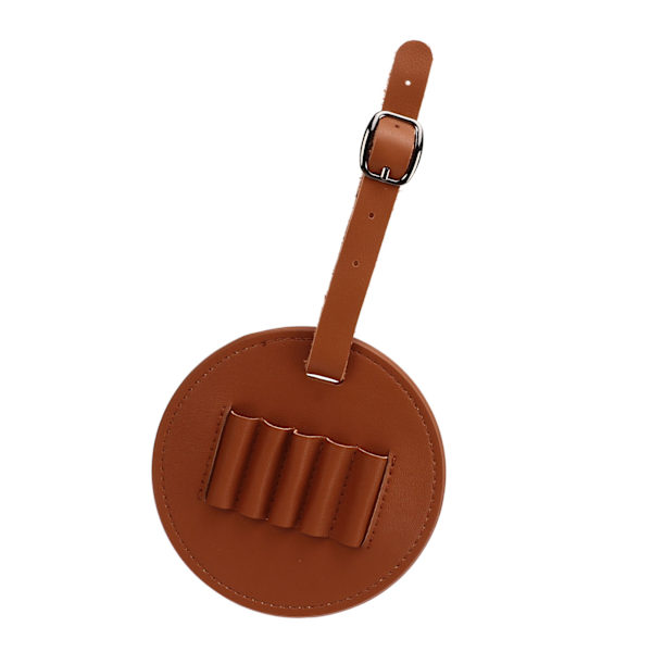 Golf Tee Holder Organizer Bærer Portable PU Læder Golf Tee Opbevaringspose til Golfspillere Mænd Kvinder Brun