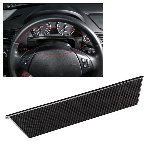 【NX】ABS Instrumentbräda Kåpa Kolfiberstil Passar för X1 E84 13-15