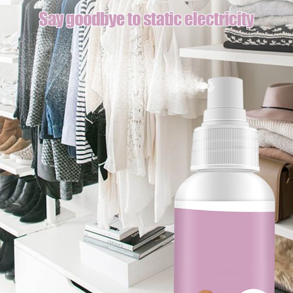 100ml Multifunksjonell Antistatisk Spray Klær Anti Statisk Spray for Klær Tekstiler Møbler og Bil