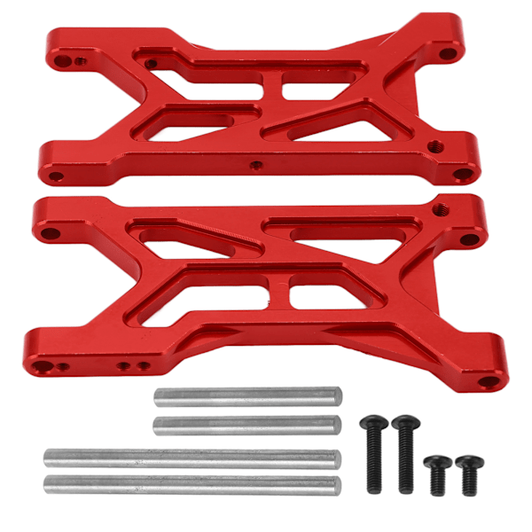 2 kpl RC-auton alumiiniseosjousitettavat käsivarsisetti Vaihtokelpoiset RC-osat ARRMA Typhon 1/10 kauko-ohjattavalle autolle Punainen