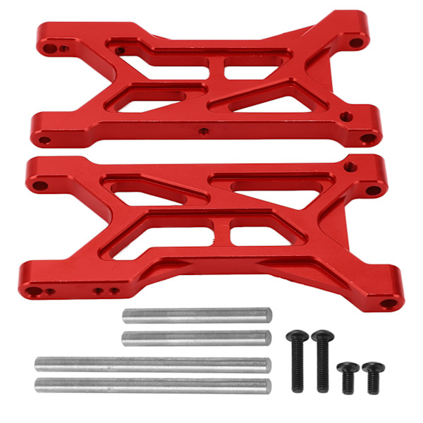2 stk RC Bil Aluminiumslegering Suspensjonsarmsett Utskiftbare RC-deler for ARRMA Typhon 1/10 Fjernstyrt Bil Rød