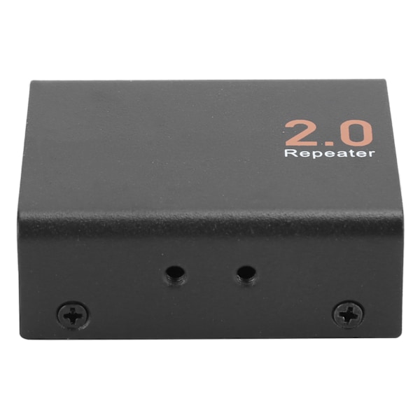 Mini HDMI2.0 Extender Repeater Understøtter 4Kx2K HDMI Signalforstærker Understøtter 3D Transmission Sort