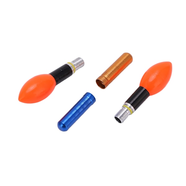 2 stk LED Fiskeri Bobber Premium Plast Robust Holdbar Lys Praktisk LED Fiskeri Flydere med to Batterier