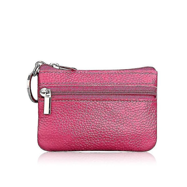 Miesten Naisten korttikolikkoavainpidike Mini lompakkopussi Vaihtolaukku Rose Red