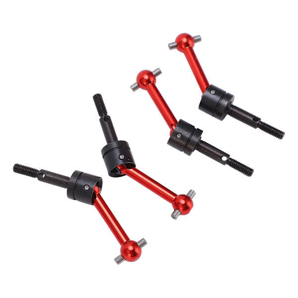 4st metall universell drivaxel CVD 70 mm för Tamiya TT02 1/10 RC biluppgraderingsdelar Röd